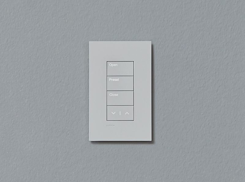 lutron keypads with lit up buttons