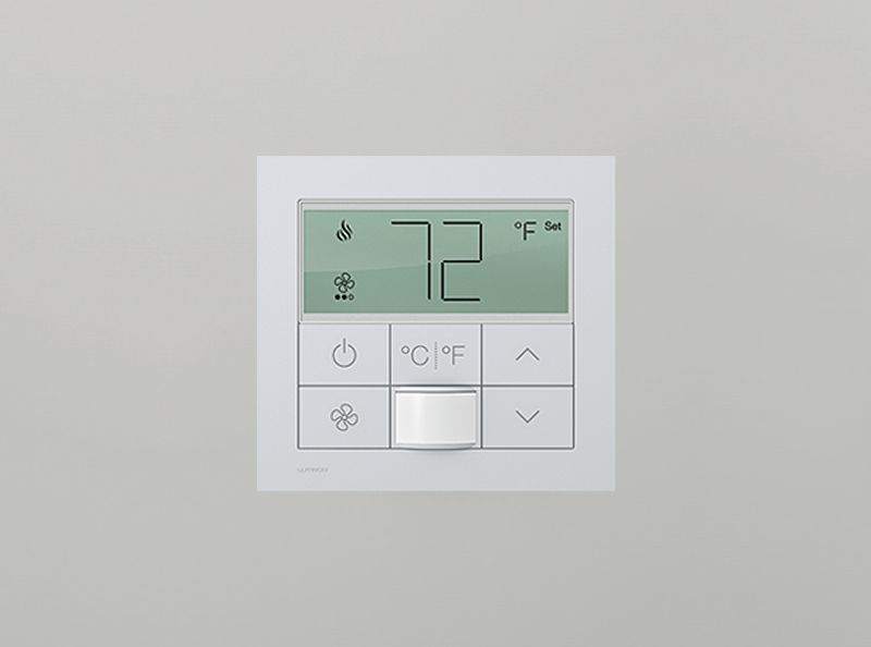 lutron temperature control, thermostat