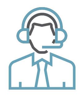 icon of man with headset